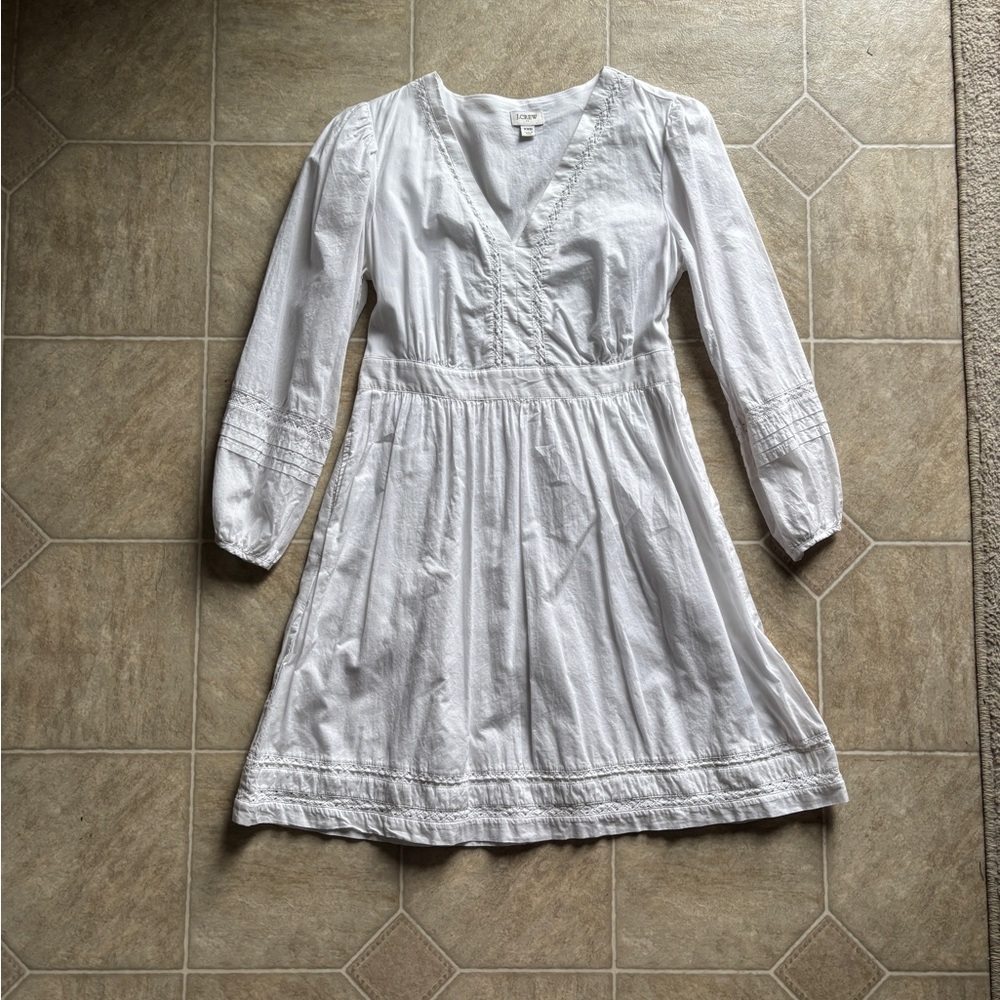 J. Crew White Dress